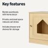 imageAmazon Basics FurnitureStyle Litter Box Enclosure OakOak