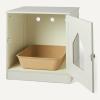 imageAmazon Basics FurnitureStyle Litter Box Enclosure OakWhite