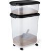 imageAmazon Basics Pet Food Storage Container 50lbs35lbs10lbs