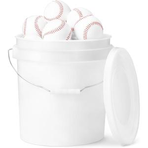 imageAmazon Basics Bucket of Practice Baseballs 24 Count