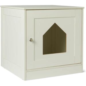 imageAmazon Basics FurnitureStyle Litter Box Enclosure OakWhite