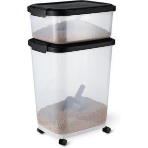 imageAmazon Basics Pet Food Storage Container 50lbs35lbs10lbs