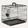 imageAmazon Basics Durable Foldable Metal Wire Dog Crate with Tray Single Door 18 x 124 x 15 in Black180L x 124W x 150H