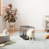 imageAmazon Basics Durable Foldable Metal Wire Dog Crate with Tray Single Door 18 x 124 x 15 in Black220L x 130W x 160H