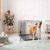 imageAmazon Basics Durable Foldable Metal Wire Dog Crate with Tray Single Door 18 x 124 x 15 in Black420L x 280W x 300H