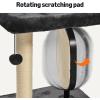 imageAmazon Basics SinglePlatform Cat Tree with Scratching Post and Pad for Indoor Cats 157 x 118 x 185 Gray