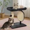 imageAmazon Basics SinglePlatform Cat Tree with Scratching Post and Pad for Indoor Cats 157 x 118 x 185 Gray