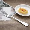 imageAmazon Basics Stainless Steel Dinner Spoons with Round Edge Large Tablespoons 79 inches 10 Pack of 12 120 count total SilverDinner Forks  120 pack