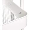 imageAmazon Basics 2Tier Metal KitchenUtility Cart with Shelf White