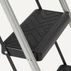 imageAmazon Basics Folding 3 Step Portable Ladder with Wide AntiSlip Pedal Black