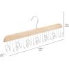 imageAmazon Basics Wooden Belt Hanger  Natural 2Pack1563 inches x 61 inches