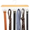 imageAmazon Basics Wooden Belt Hanger  Natural 2Pack1563 inches x 61 inches Pack of 9