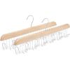 imageAmazon Basics Wooden Belt Hanger  Natural 2Pack1563 inches x 61 inches