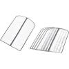 imageAmazon Basics Zippered Peva Garment Storage Bag 5Pack White