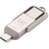 imageAmazon Basics USB Flash Drive Thumb Drive Memory Stick with USB C and USB A Dual Ports 128GB Champagne Silver256GB