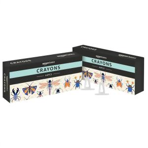 imageAmazon Basics Crayons with Sharpener 128 Count 2 Pack of 64