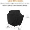 imageAmazon Basics Gas Grill Barbecue Cover 54 inch  S BlackS