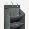 imageAmazon Basics 8 Tier Over the Door Shoe Organizer Large Dark Grey