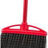 imageAmazon Basics Angle Broom With Metal Handle 6Pack Black ampamp Red Previously AmazonCommercial brand