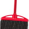 imageAmazon Basics Angle Broom With Metal Handle 6Pack Black ampamp Red Previously AmazonCommercial brand