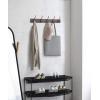 imageAmazon Basics Rectangular WallMounted Farmhouse Metal Coat Rack 5 Hooks Espresso