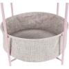 imageAmazon Basics Round Storage End Table Side Table with Cloth Basket Dusty Pink 177quotD x 177quotW x 189quotHDusty Pink