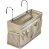 imageAmazon Basics Bedside Caddy Hanging Storage Organizer 472 x 1457 x 787 in Linen Dark Grey