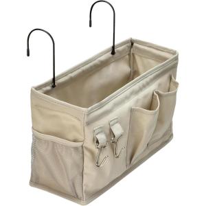 imageAmazon Basics Bedside Caddy Hanging Storage Organizer 472 x 1457 x 787 in Linen Dark Grey