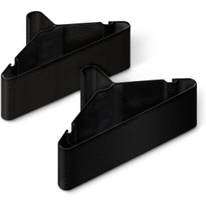 imageAmazon Basics Plastic Clothes Hangers Adult Size White Pack of 50Black