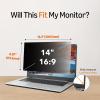 imageAmazon Basics Privacy Screen Filter 24 Inch 169 Widescreen Monitor AntiSpy High Clarity UV Protection Eye Protection Anti Glare ampamp Blue Light Filter AntiScratch 24quot 169 2094quotx1179quot169 Widescreen Monitor