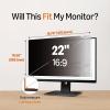imageAmazon Basics Privacy Screen Filter 24 Inch 169 Widescreen Monitor AntiSpy High Clarity UV Protection Eye Protection Anti Glare ampamp Blue Light Filter AntiScratch 24quot 169 2094quotx1179quot169 Widescreen Monitor