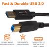 imageAmazon Basics USBA to USBB 30 Cable 48Gbps HighSpeed with GoldPlated Plugs 6 Foot Black6 Feet
