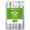 imageAmazon Basics Disposable Plastic ToGo Cups and Lids Mini 2oz 50 Count2 Ounces