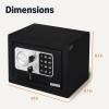 imageAmazon Basics Steel Security Safe and Lock Box with Electronic Keypad  016 cu ft016 cuft