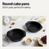 imageAmazon Basics Nonstick Round Cake Pan Dishwasher and OvenSafe 9 in Set of 2