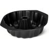 imageAmazon Basics Nonstick Bundt Pan Dishwasher and OvenSafe 10 inch Black