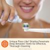 imageAmazon Basics Braun Electric Toothbrush Replacement Brush Heads 3 Count White Fits OralB1 Count Pack of 3