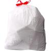 imageAmazon Basics 13 Gallon Flextra Strength Tall Kitchen Drawstring Trash Bags Tear Resistant 10 Post Consumer Recycled 50 Count120 Count