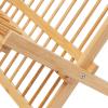 imageAmazon Basics Folding 2Tier Bamboo Dish Drying Rack  Collapsible 1247quotD x 1697quotW x 102quotH NaturalRound Bar
