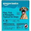 imageAmazon Basics Flea Tick ampamp Mosquito Topical Treatment for XLarge Dogs over 55 pounds 6 Count Previously Solimo4 Count