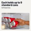 imageAmazon Basics Food and Drink Can Organizer for Fridge or Pantry 2Piece Set SelfDispensing Transparent Sides