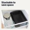imageAmazon Basics Nonstick Baking Sheets 3Piece Set Stackable Dishwasher and OvenSafe
