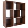 imageAmazon Basics Storage Cube Shelf Organizer 8 Cubes Espresso 117quot D x 241quot W x 476quot HEspresso