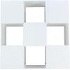 imageAmazon Basics Storage Cube Shelf Organizer 8 Cubes Espresso 117quot D x 241quot W x 476quot HWhite