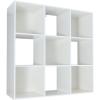 imageAmazon Basics Storage Cube Shelf Organizer 8 Cubes Espresso 117quot D x 241quot W x 476quot HWhite