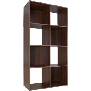 imageAmazon Basics Storage Cube Shelf Organizer 8 Cubes Espresso 117quot D x 241quot W x 476quot HEspresso