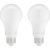 imageAmazon Basics A19 LED Light Bulbs 100 Watt Equivalent Daylight White 5000K Energy Efficient 15W NonDimmable 10000 Hour Lifetime 2Pack
