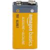 imageAmazon Basics 4Pack 9 Volt Alkaline Everyday Batteries for Smoke Detectors Long Lasting 5Year Shelf Life