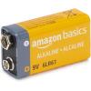 imageAmazon Basics 4Pack 9 Volt Alkaline Everyday Batteries for Smoke Detectors Long Lasting 5Year Shelf Life