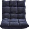 imageAmazon Basics Adjustable 14Position Memory Foam Floor Chair with Back Support Portable 413quotD x 213quotW x 6quotH Navy